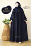 Sema Dress Shawl Gift Set Navy Blue