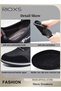 Men's Sneakers, Lightweight Outdoor Leather Sports Shoes for Men, Classic Lace Up Running Shoes, Com - 4