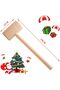Multi Use Hammers Fiberglass Handle, Rubber Hammer (Wooden Mallet 60mm) - 7