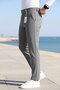 Men's Slimfit Cut Stretch Fabric Fabric Trousers - 2