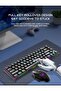 لوحة مفاتيح ميكانيكية وماوس ألعاب RGB KM64 2 في 1 - 3