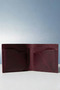 Real Leather Wallet Card Holder Handmade Genuine Premium Leather Italian Stitching Compact Wallet with 6 Card Slots - 3