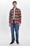 Men's Slim Fit slim fit checkered winter lumberjack shirt - 3
