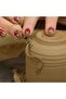 Handmade Ceramic Cup Set of 2 80-100 ml - 7