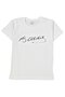 Unisex White Black K. Ataturk Embossed Signed Short Sleeve T-Shirt - 3