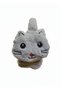 Adjustable Winter Children's Headphones with Plush Cat Figure - 2