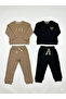 Baby Boy&Child Embroidered Bear and Original 4-Piece Set