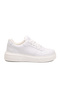 Aper White Lace-Up Unisex Sports Shoes - 3