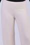 Women's Cream Soft Textured Stretch Fabric Pants Arm-26K001090 - 3