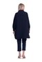 Quilted Navy Blue Jacket 6879 - 3