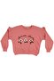 Girl's Pink Blue Floral Embroidered Denim Pants Two-Piece Set - 2