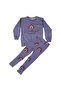Girl's Purple Wonderful Written Rainbow Ribbed Tights 2-Piece Set - 5