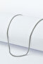 Silver Color Thick Square Weave 316L 60cm Stainless Steel Chain
