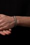 Pair of Double Steel Bracelets Unisex Men's Bracelet Chain Tag Set Ack06-01-S - 4