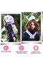 UNICORN SHAPED HOODED BACKPACK for Kids - 3