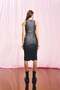 Black Faded Effect Zipper Dress Dress 17022 - 4