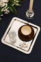 Orlen Single Stainless Steel Coffee Presentation Tray Serving Tea Tray Decorative Tray - 4