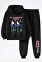 Blackpink Printed 3-Ply Quality Sweatshirt and Trackpants Kids Bottom-Top Set
