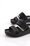 Dgn 1444-22Y Women's Flat Double Strap Slippers - 4