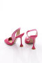 02 Women's Silver Stone Goblet Heeled Shoes - 3