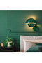 Dekor Metal E/14 Lampholder Glossy Green Sconce Modern Living Room Bedroom Wall Lamp, Eylul-15683-D - 2