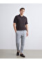 Rmz Gi̇yi̇m Farkiyla Devrik Roba Yaka Men's T-Shirt - 3