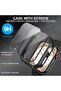2-Pack Compatible for Apple Watch Series 7 45mm Case, Ultra-Thin Hard PC Bumper Case All-Around - 6
