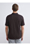 Rmz Gi̇yi̇m Farkiyla Devrik Roba Yaka Men's T-Shirt - 5