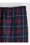 Mg Trend'En Red Standard Pattern Plaid Men's Pajama Bottoms - 6