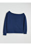 Esvab • Modern & Distinctive Wide Roba Collar Women's Sweatshirt - 6