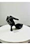 Black Bow Heeled Shoes 8.5cm Felisya >Boutique - 3
