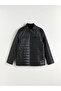 Standard Mold Stand Collar Men's Leather Look Coat - 6