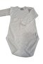 Long-Sleeved Snap-Button Bodysuit 100% Cotton Collar Snap-Button Baby-Child Colorful Patterned Bodysuit - 2