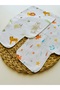 100% Cotton Muslin 2-Piece Set Newborn Baby Sweat Diaper Mouth Diaper and Shoulder Cover - 3