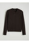 Peak New Season Crew Neck Self Patterned Women's Knitwear Cardigan - 5