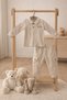 Baby 2-Piece Set 100% Cotton – Polo Neck Long Sleeve Top with Squirrel Embroidery and Pocketed Pants (6-24 Months)