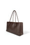 Mure Women's Long Tote Model Zippered Braided Leather Handbag and Shoulder Bag - 2