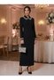 Our Crystal Stone-Embroidered Corset-Effect Evening Dress
