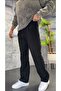 Regular Velvet Trousers with Single Pile Detail - 2