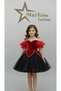 Girls' Red Short Princess Dress,Girls' Graduation Dress