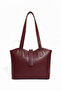 Women's Bag Gold Buckle Detailed Shoulder and Shoulder Bag - 3