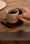 كوب سيراميك أنيق مع قاعدة خشبية – لمسة دافئة لتجربة شاي وقهوة راقية - 4