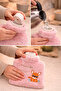 Plush Hot Water Bag Pink |   Gift |   Waist Abdomen Back Warmer |   500 ml - 6
