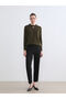 Esvab • Modern & Distinctive Ruffled Stand Collar Women's Knitwear Sweater - 3
