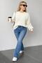 Crew Neck Women's Sweater - 5
