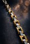 Men's Yellow Color Zircon Stone 316 L Steel Bracelet – Modern Design and Durable - Gift for Lover - 3