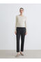 Plaid Women's Trousers with Elastic Waist