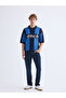 Rmz Gi̇yi̇m Farkiyla Devrik Roba Collar Men's Knitwear T-Shirt - 4