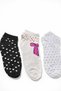 Women's Size 36 Women's Ballet Socks Colorful Patterned Daily Wear One Pack - 3