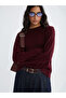 Vizyon New Season Crew Neck Self-Patterned Women's Knitwear Sweater - 4